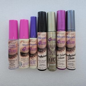 Prosa Mascara Set 7 Pieces - Black, Purple, Gold, Silver